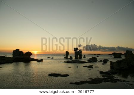 Solnedgang i Baltikum