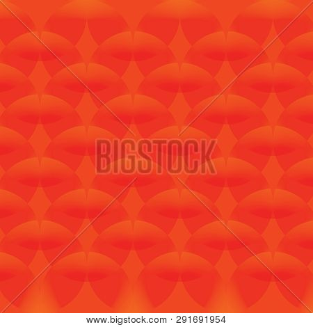 Red Simple Continuous Circle Pattern Of Wallpaper