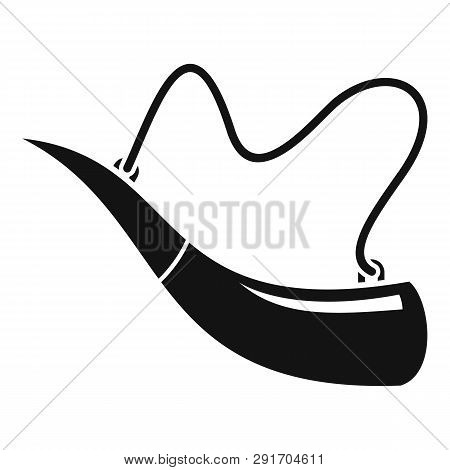 Hunting Horn Icon. Simple Illustration Of Hunting Horn Vector Icon For Web Design Isolated On White 