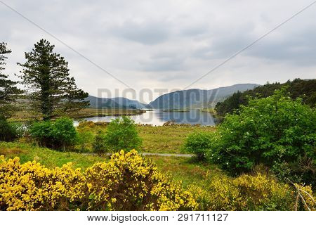 Beautiful Landscape Of Glenveagh National Park, The Second Largest National Park In Ireland, County 