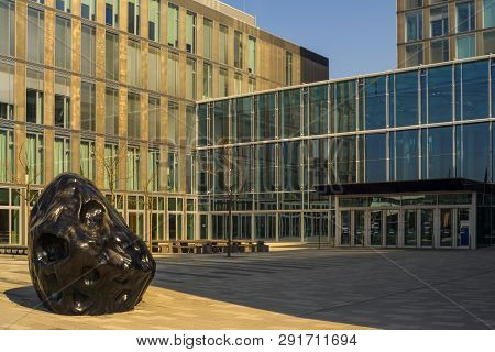 Stuttgart,germany - March 23,2019:fasanenhof This Is The Main Entrance Of The Modern Office Building