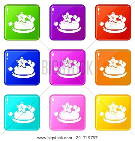 Eco Spa Soap Icons Set 9 Color Collection Isolated On White For Any Design