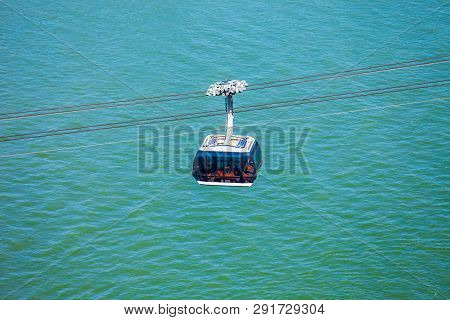 Cable Car To Ehrenbreitstein Fortress In The Centre Of Koblenz Town In Germany
