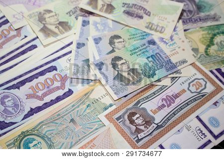 Russia - March 2018: Tickets Of The Mmm, Circa 1994. The Financial Pyramid Of Mmm Was Created By Ser