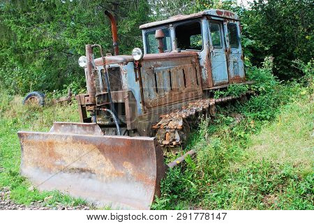 Rusty Abandoned Tractor