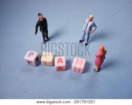 Top View Conceptual / Illustration Chit Chat, Alphabet Plastic Cube Beads Beyond 3 Miniature Figure
