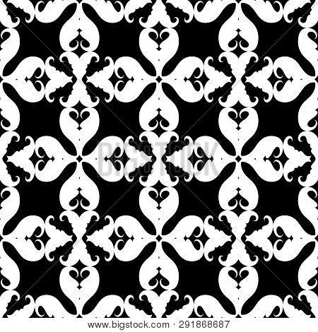 Arabic Seamless Pattern. Vector Abstract Ornamental Background.