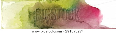 Alcohol Ink Multicolor Texture. Fluid Ink Abstract Background. Art For Design