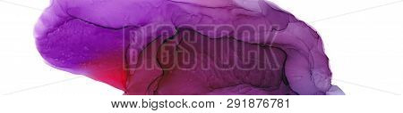 Alcohol Ink Multicolor Texture. Fluid Ink Abstract Background. Art For Design