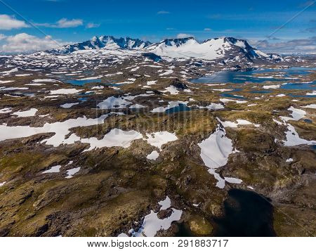 Mountains Landscape. Norwegian Route Sognefjellet