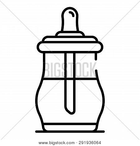 Modern Sippy Cup Icon. Outline Modern Sippy Cup Icon For Web Design Isolated On White Background