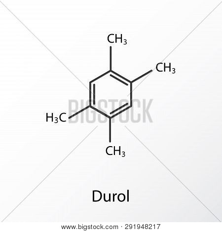 Chemical Structure Icon. Science Lab Concept, Simple Flat Design. Isolate On White Background.