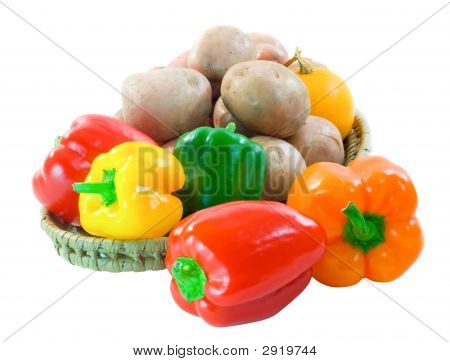 Zucca e peperoni arrosto