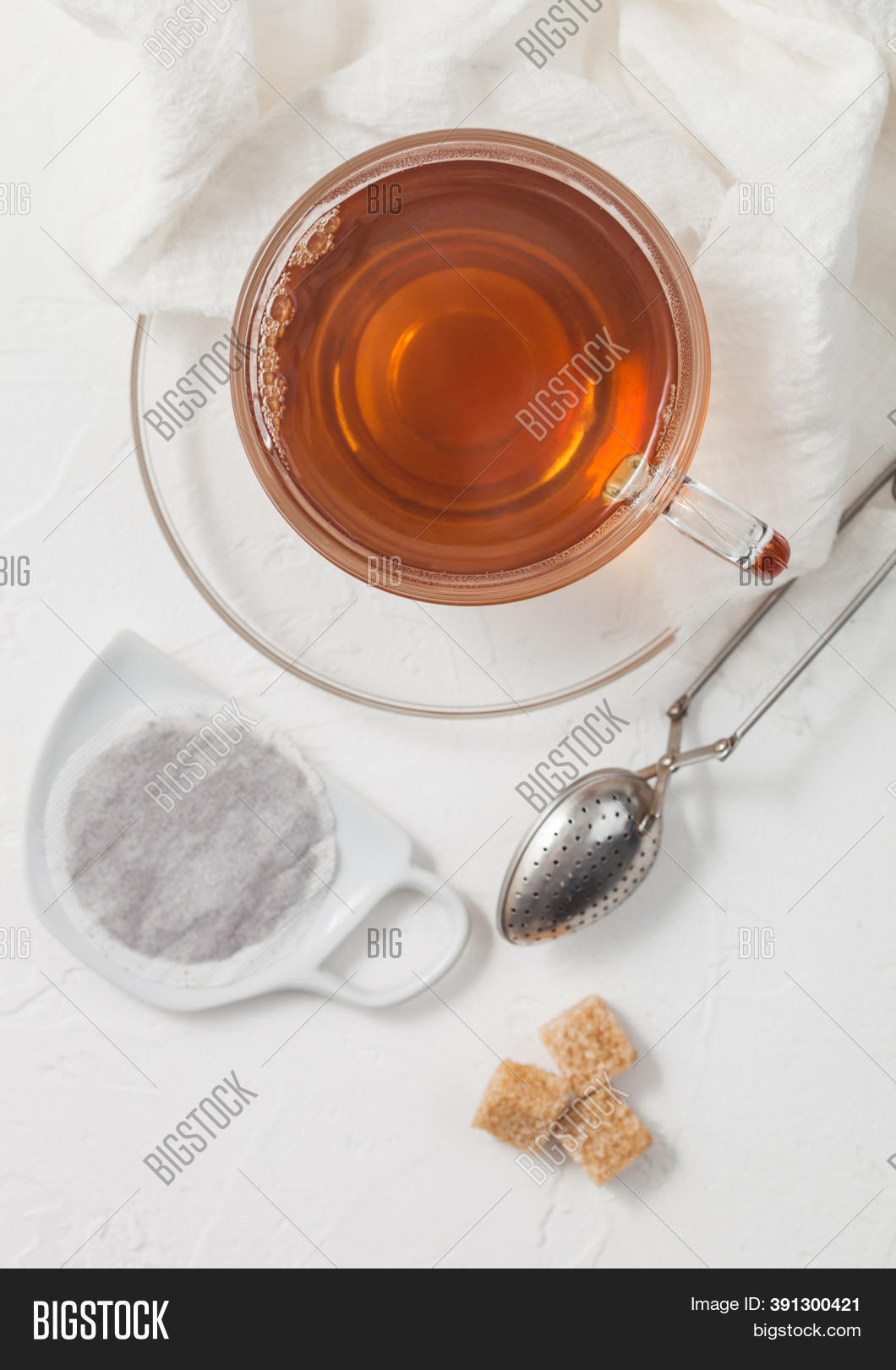 Black Tea Tea Bag On Image & Photo (Free Trial) Bigstock