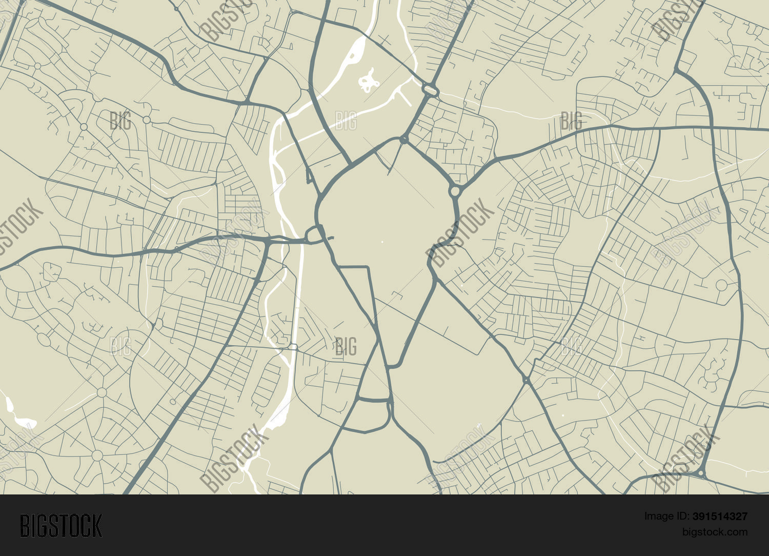 Detailed Map Vector &amp; Photo (Free Trial) | Bigstock