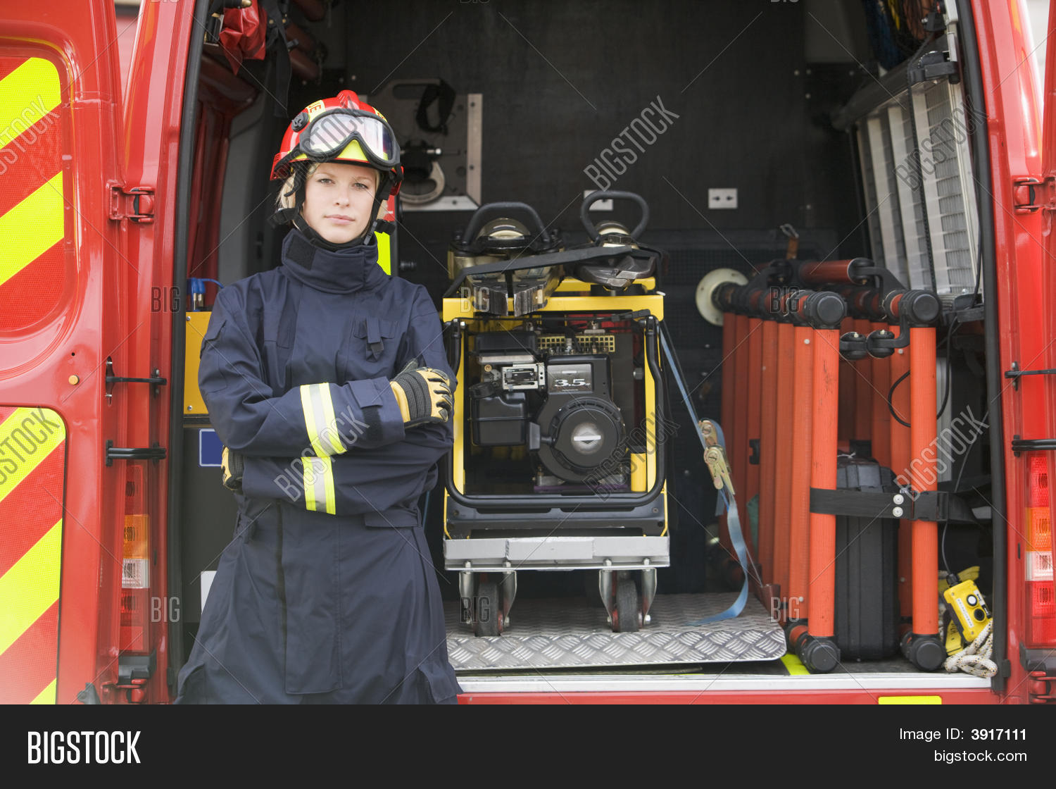 Rescue Worker Standing Image & Photo (Free Trial) | Bigstock