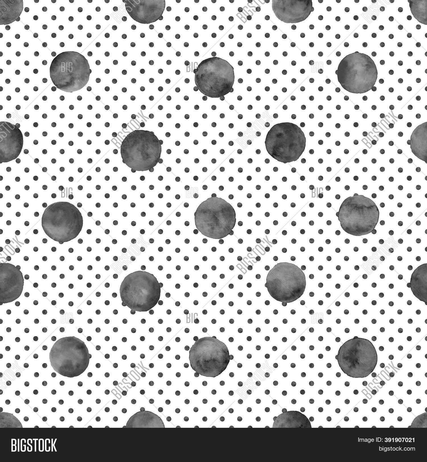 Polka Dot Black Gray Image & Photo (Free Trial) Bigstock