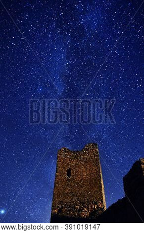 A Old Castle And The Mikly Way