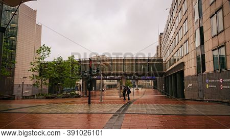 Brussels, Belgium - May 12, 2018: European Parliament - Liaison Office In Belgium