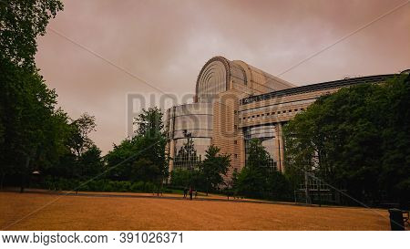 Brussels, Belgium - May 12, 2018: European Parliament - Liaison Office In Belgium