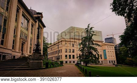 Brussels, Belgium - May 12, 2018: European Parliament - Liaison Office In Belgium
