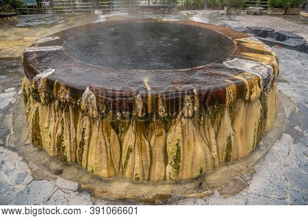 Main Hot Spring At Ranong Mineral Hot Spring Ranong Hot Spring Landmark Of Ranong Province Thailand