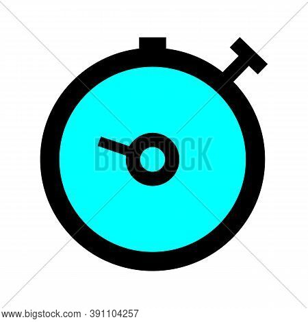 Stopwatch Icon Isolated On White Background From Calendar Date Collection. Stopwatch Icon Trendy And