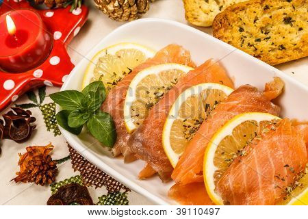 salmão fumado