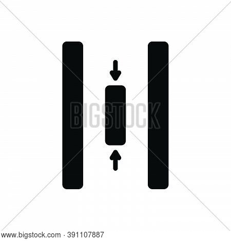 Black Solid Icon For Within Inside Within In Inboard Between