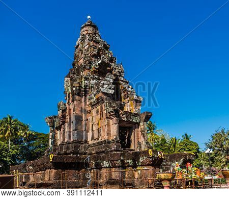 Stone Castle Phra That Narai Cheng Weng And Sky Of Biautiful, Sakon Nakhon