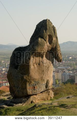Sten elefant i Prilep
