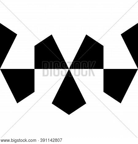 Mosaic. Kites Ornament. Geometric Figures. Grid Background. Ethnic Motif. Geometry Wallpaper. Polygo