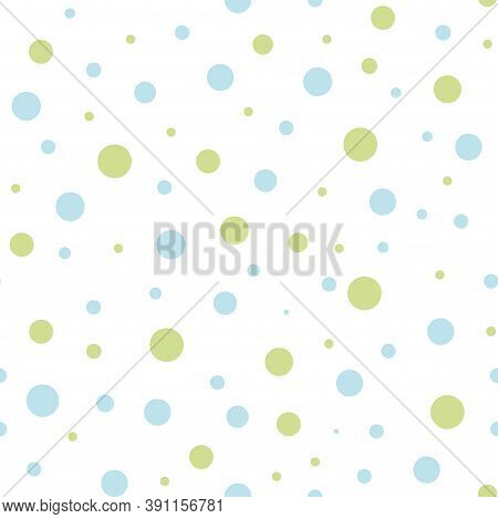 Multicolored Vector Seamless Pattern In Delicate Tones