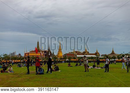 Anti-government Protest And Rally For Democracy In Bangkok, Thailand.
