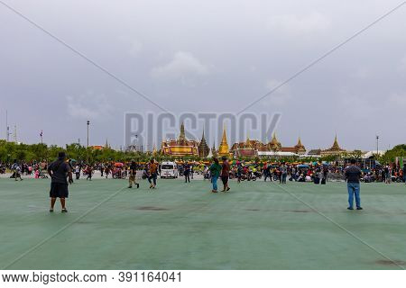 Anti-government Protest At Sanam-luang.