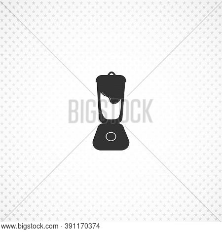 Blender Isolated Solid Vector Icon On White Background