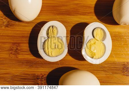Chicken Egg Double Twins Mutation Gmo Anomaly Organic Breakfast