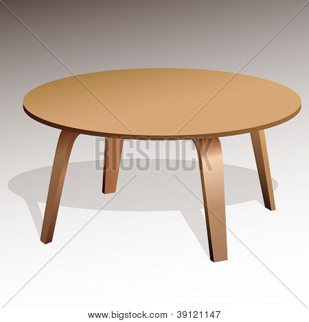 Table basse de vecteur