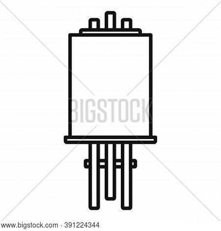 Gallery Easel Icon. Outline Gallery Easel Vector Icon For Web Design Isolated On White Background