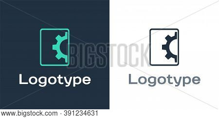 Logotype Software, Web Development, Programming Concept Icon Isolated On White Background. Programmi