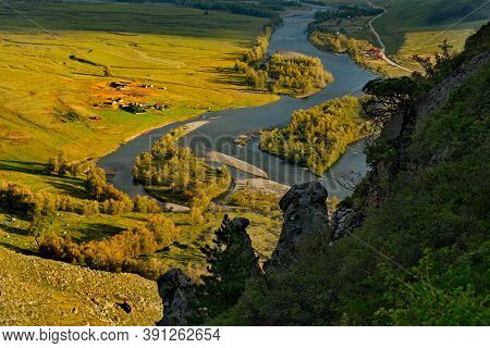Russia. South Of Western Siberia, Altai Mountains. Akkurum Tract With \
