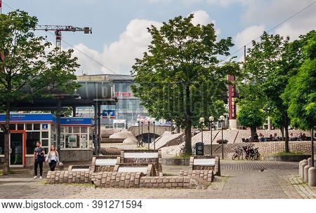 Kiel, July 13, 2019.   Baltic Sea, Schleswig-holstein, Europe Square, Sparkassen Arena, Former Ostse
