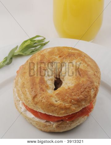 Lox 아침 식사