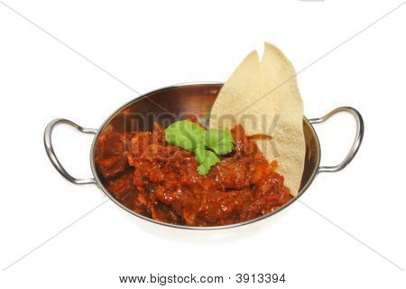 Curry e Pappadum