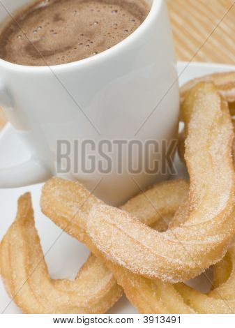 Churros And Hot Chocolate