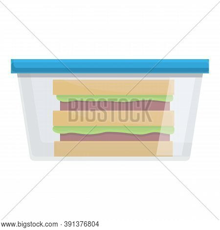 Hearty Lunch Icon. Cartoon Of Hearty Lunch Vector Icon For Web Design Isolated On White Background