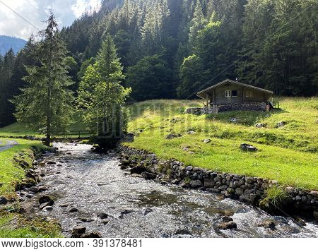 The Giessbach Stream Above Lake Brienz (brienzersee) And In The Eponymous Nature Park - Canton Of Be