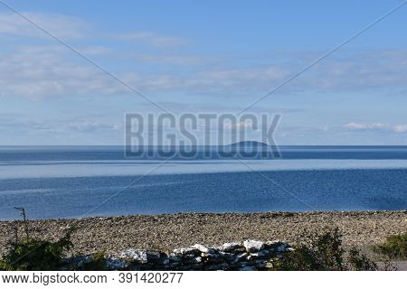 View At The  National Park Bla Jungfrun In Sweden From The Island Oland In The Baltic Sea