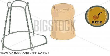 Cork Stopper For Sparkling Wine Bottles Cork Stopper For Sparkling Wine Bottles