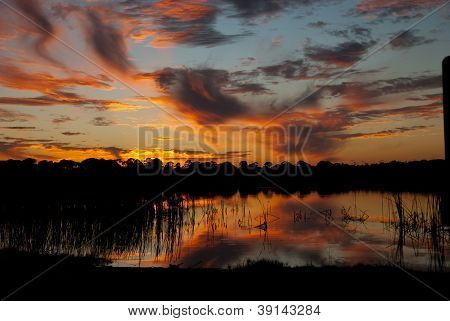 Florida tramonto colorato